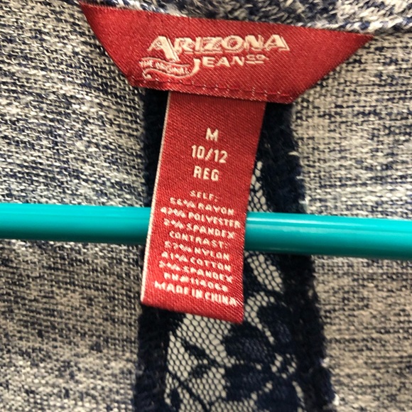 Arizona Jean company Girls M 10/12 blue/white - Picture 2 of 2
